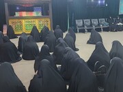 تجدید میثاق طلاب مدارس علمیه خواهران استان تهران با شهدای گمنام