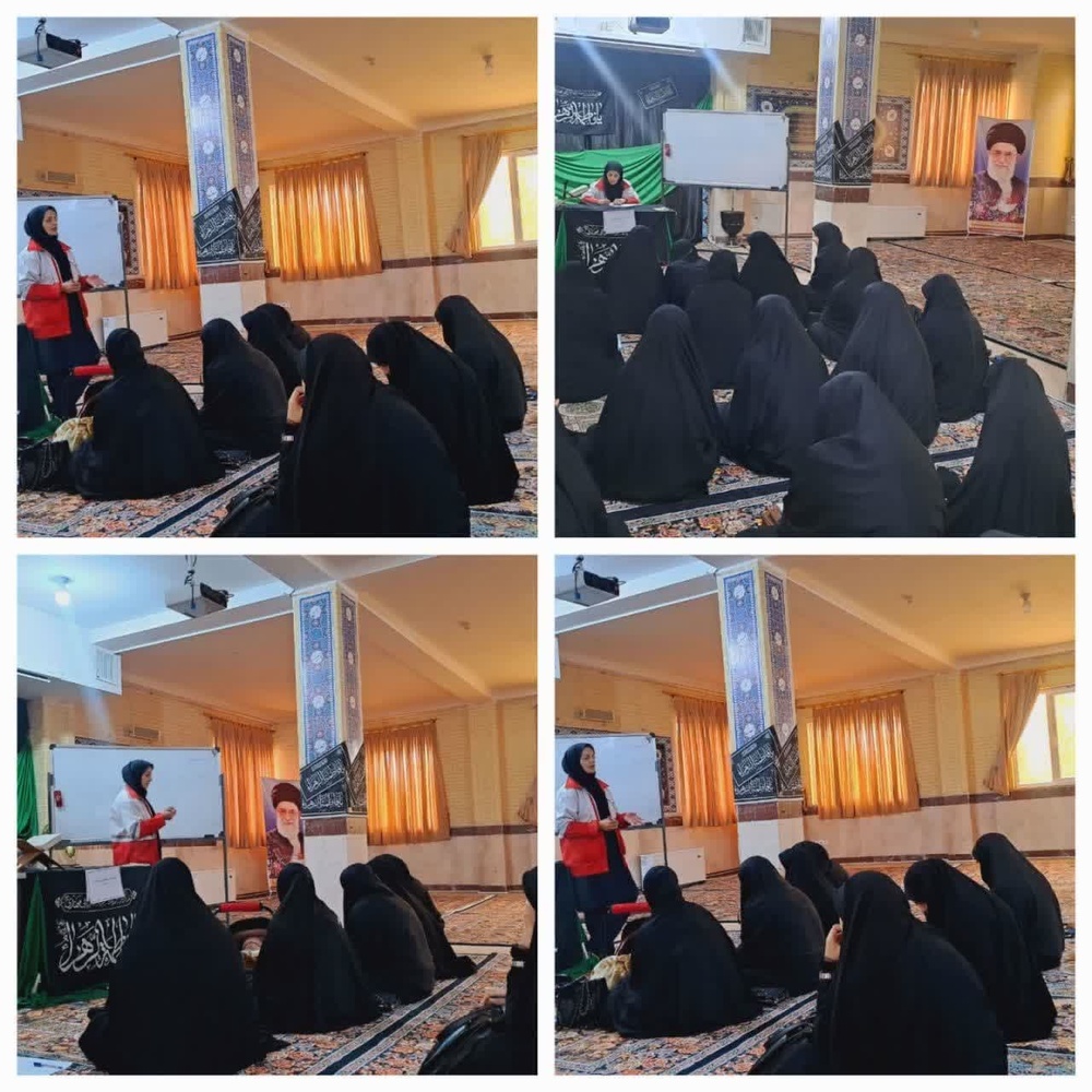 برگزاری کارگاه آموزشی کمک‌های اولیه هلال احمر در کامیاران