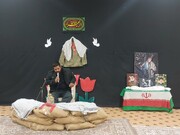 برگزاری مراسم شبی با شهدا در بافق