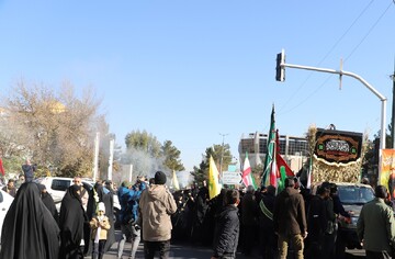 تصاویر/ تشییع و خاکسپاری شهید گمنام در مرکز مدیریت حوزه‌های علمیه خواهران