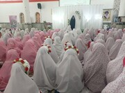 برگزاری جشن تکلیف دانش‌آموزان دختر در پارسیان 