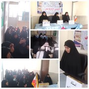 کرسی آزاداندیشی با موضوع "بایدها و نبایدهای پوشش طلاب" در مدرسه علمیه خواهران ایوان