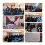 جلسه مدیر حوزه علمیه خواهران استان کردستان با دانش آموختگان سریش آباد