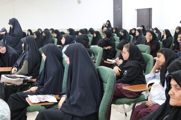 مراسم سالگرد شهید سلیمانی در مدرسه علمیه الزهرا س بوشهر