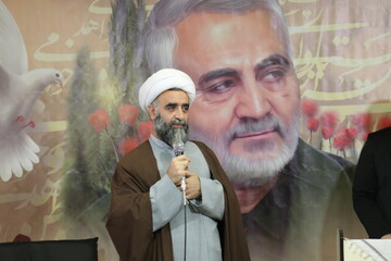 مراسم سالگرد شهید سلیمانی در مدرسه علمیه الزهرا س بوشهر