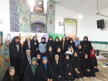 مراسم اعتکاف دانش آموزان سمنان