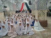 برگزاری جشن تکلیف دختران اتباع در اردکان