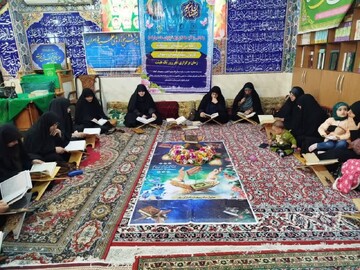 دومین جلسه کاروان تبلیغ رمضانیه مدرسه علمیه خواهران برازجان