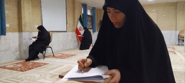 تصاویر/ برگزاری آزمون المپیاد علمی حوزه علمیه خواهران استان بوشهر