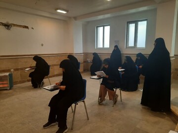 تصاویر/ برگزاری آزمون المپیاد علمی حوزه علمیه خواهران استان بوشهر
