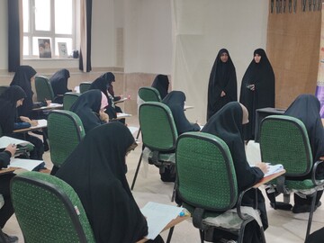 تصاویر/ برگزاری آزمون المپیاد علمی حوزه علمیه خواهران استان بوشهر