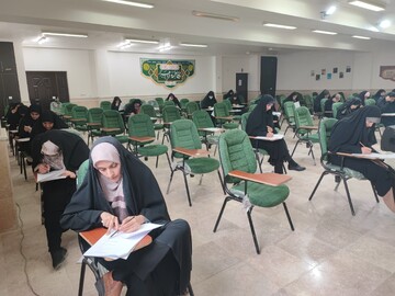 تصاویر/ برگزاری آزمون المپیاد علمی حوزه علمیه خواهران استان بوشهر