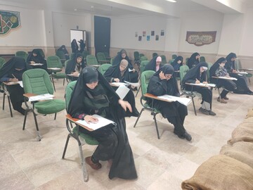 تصاویر/ برگزاری آزمون المپیاد علمی حوزه علمیه خواهران استان بوشهر