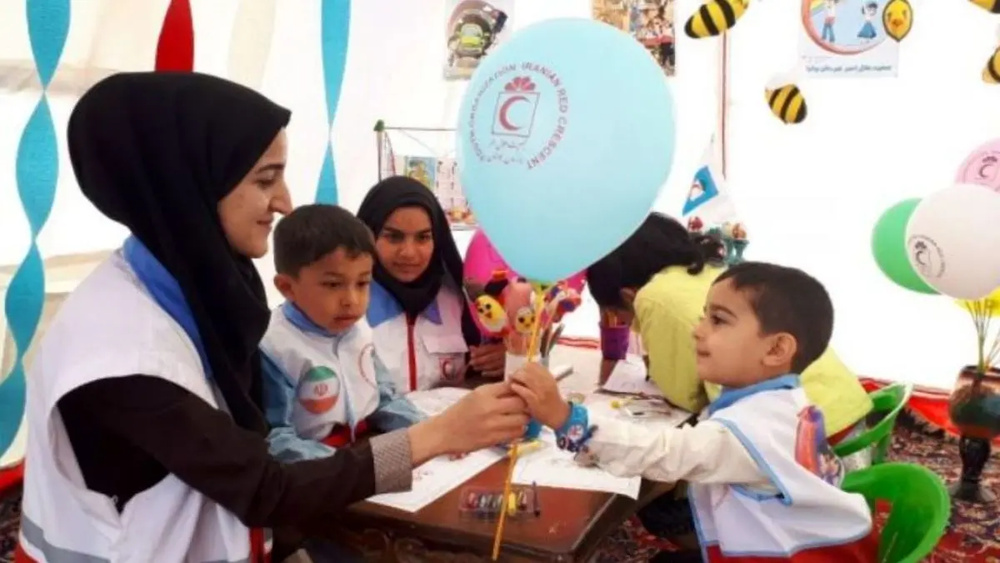 آموزش کمک‌های اولیه به ۱۷۰۰ کودک مسافر در گرمه