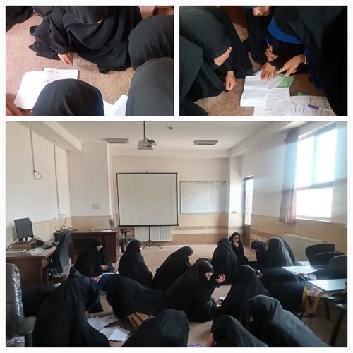 برگزای جلسات مباحثه گروهی مدرسه علمیه شهید حاج غفاری قم