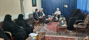 تصاویر/ بازدید مدیر و کادر حوزه علمیه خواهران استان مرکزی با نماینده ولی فقیه در استان