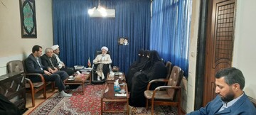 تصاویر/ بازدید مدیر و کادر حوزه علمیه خواهران استان مرکزی با نماینده ولی فقیه در استان