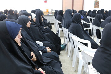 تصاویر/ مراسم شهادت امام صادق ع در مدرسه علمیه معصومیه بوشهر