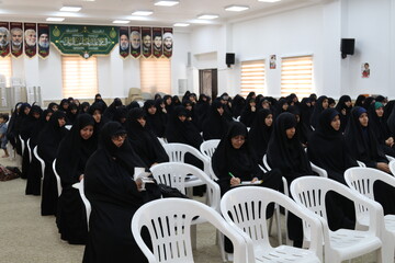 تصاویر/ مراسم شهادت امام صادق ع در مدرسه علمیه معصومیه بوشهر