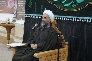 تصاویر/ مراسم شهادت امام صادق ع در مدرسه علمیه معصومیه بوشهر