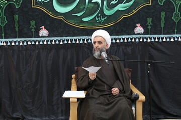 تصاویر/ مراسم شهادت امام صادق ع در مدرسه علمیه معصومیه بوشهر