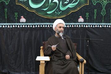 تصاویر/ مراسم شهادت امام صادق ع در مدرسه علمیه معصومیه بوشهر