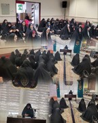 برگزاری نشست صمیمی مدیر و طلاب  مدرسه علمیه بقیع