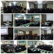 برگزاری مراسم اولین سالگرد شهادت شهدای خدمت در سالن اجتماعات حوزه علمیه ایلام