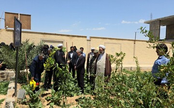 افتتاح نارنجستان حضرت زهرا(س) در مهریز