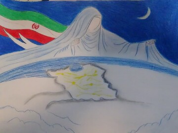 رزمایش هنری زنده‌نویسی و طراحی طلاب خواهر اصفهان