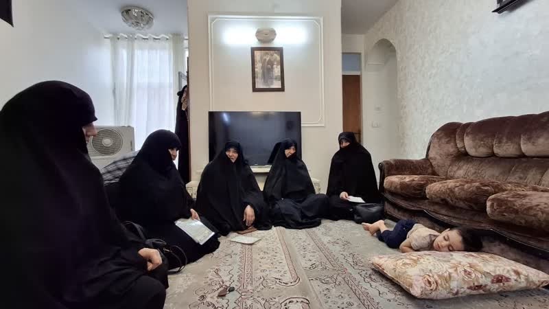 دیدار با خانواده شهدای طلبه جنگ 12 روزه