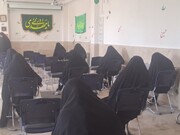 تصاویر/برگزاری آزمون ورودی حوزه‌های علمیه خواهران در مدارس علمیه استان مرکزی