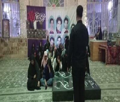 تصاویر/ مراسم شبی با شهدا با حضور طلاب و دانشجویان شهر کشکوئیه