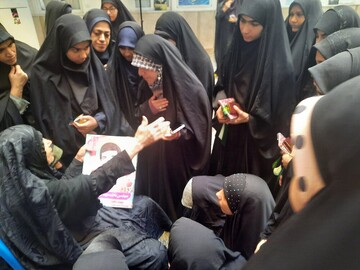 تصاویر/ همگامی علم و ایثار در مدرسه علمیه خواهران برازجان