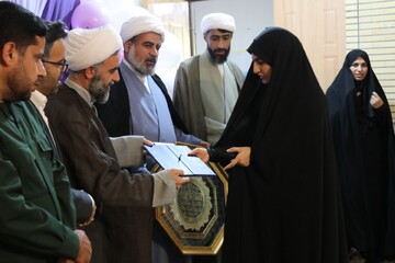 تصاویر/ برگزاری آیین افتتاحیه سال تحصیلی جدید مدرسه علمیه خواهران شهرستان عسلویه