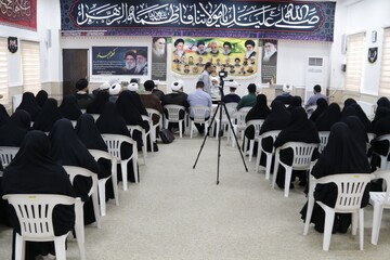 تصاویر/ اولین جلسه درس آیت الله صفایی بوشهری در حوزه علمیه خواهران بوشهر