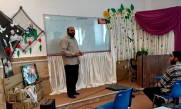 تصاویری از هم‌افزایی فرهنگی در مدرسه علمیه خواهران برازجان