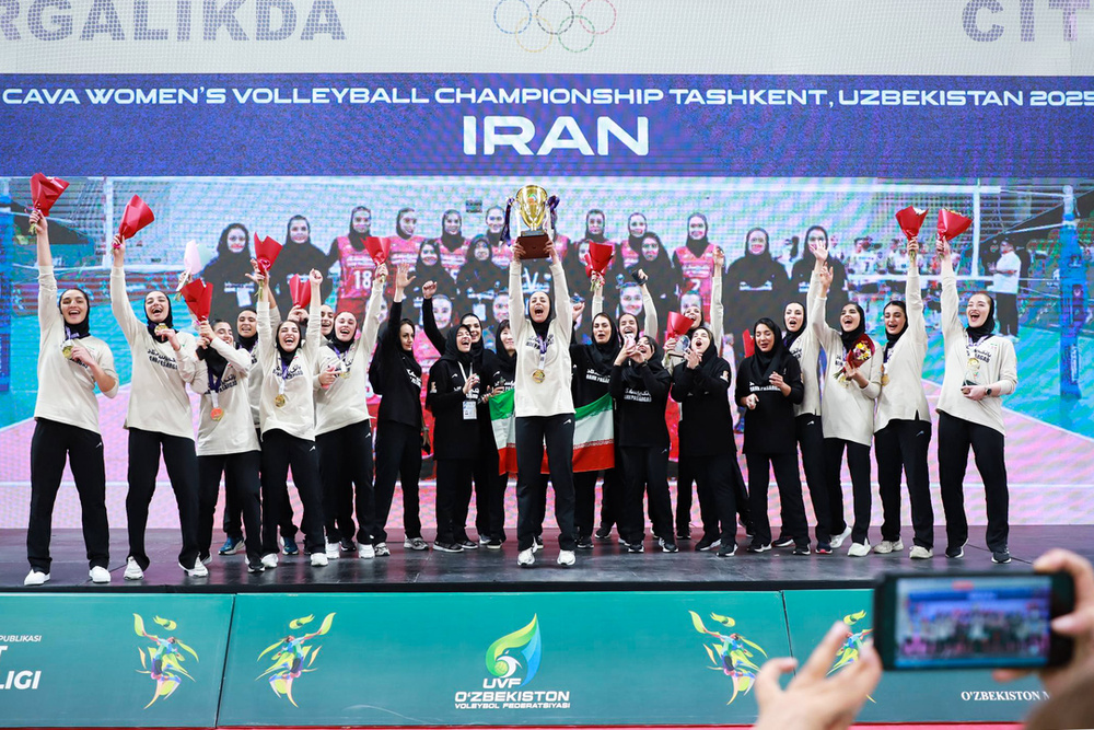 والیبال زنان ایران پس از ۶۲ سال به مدال طلا رسید