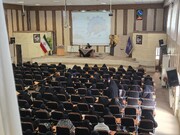 روایت تحول معنوی بانوی مستبصر آذری در همایش طلیعه حضور طلاب خواهر یزدی