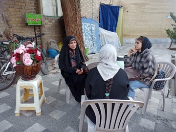 بــرگزاری عملیات فرهنگی "کافه گفتگوی حوض فیروزه ای" بمدت یک ماه