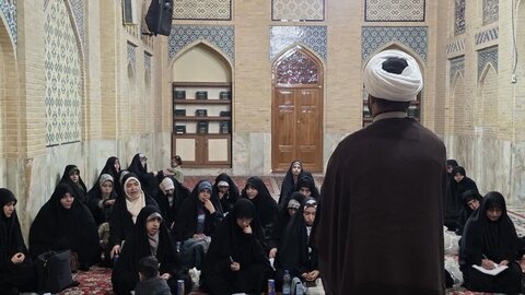 طلیعه حضور طلاب مدرسه علمیه نرجسیه سیرجان