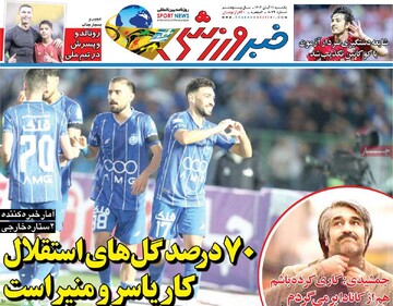 صفحه اول روزنامه‌های یکشنبه ۱۱ آبان‌ماه ۱۴۰۴