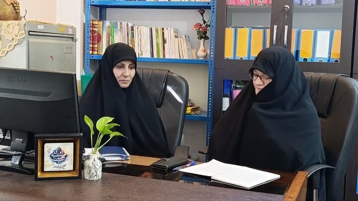 حضور در مدرسه علمیه فاطمه الزهرا (س) بم