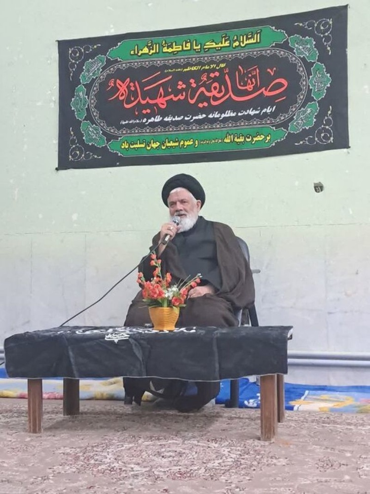 برگزاری مراسم شهادت حضرت زهرا(س) در مدرسه علمیه شهداد