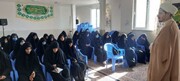 تصاویر/ برگزاری درس اخلاق در مدرسه علمیه شهداد