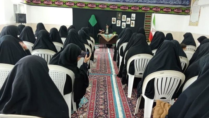 بازدید مدرسه علمیه فاطمیه ریگان