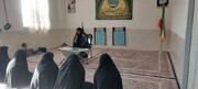 تصاویر/ کارگاه آموزشی طلاب بسیجی مدرسه علمیه الزهرا(س) شهداد