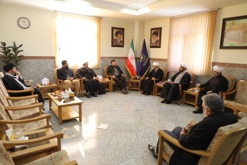 دیدار معاون راهبردی قرارگاه قرب خاتم‌الانبیاء با مدیر حوزه‌های علمیه خواهران