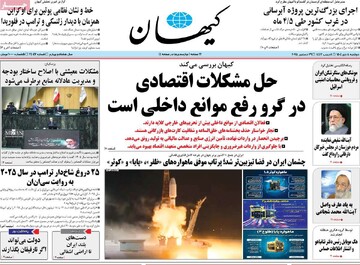 صفحه اول روزنامه‌های دوشنبه ۸ دی‌ماه ۱۴۰۴