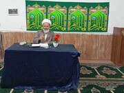 تصاویر / نشست طلاب مدرسه علمیه الزهرا(س) رمشک